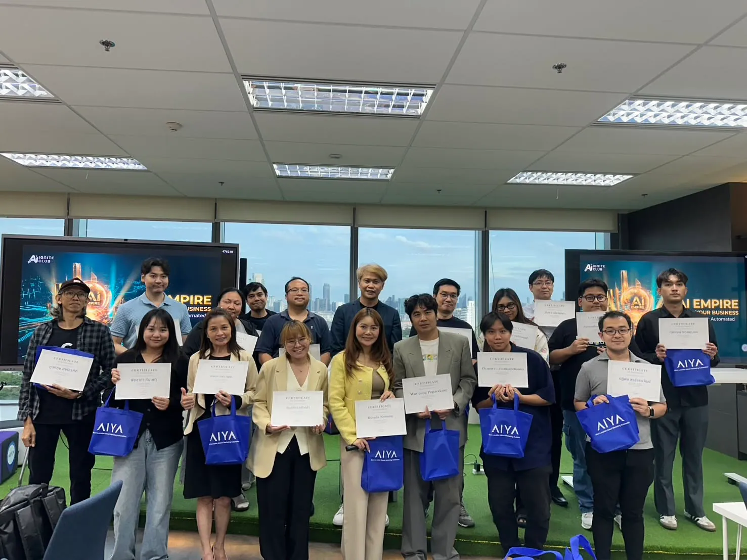 บรรยากาศ THE AI EMPIRE Workshop 1