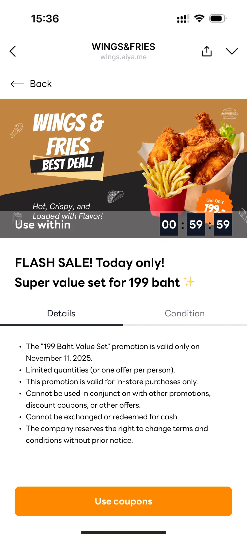 Food Voucher Detail